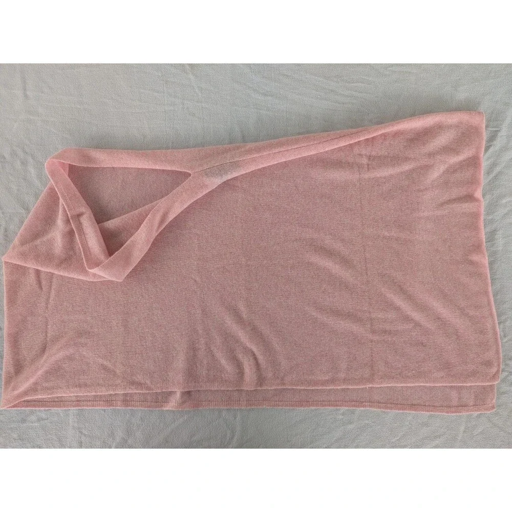 Claudia Nichole Cashmere Dress Topper One Size Blush Pink
